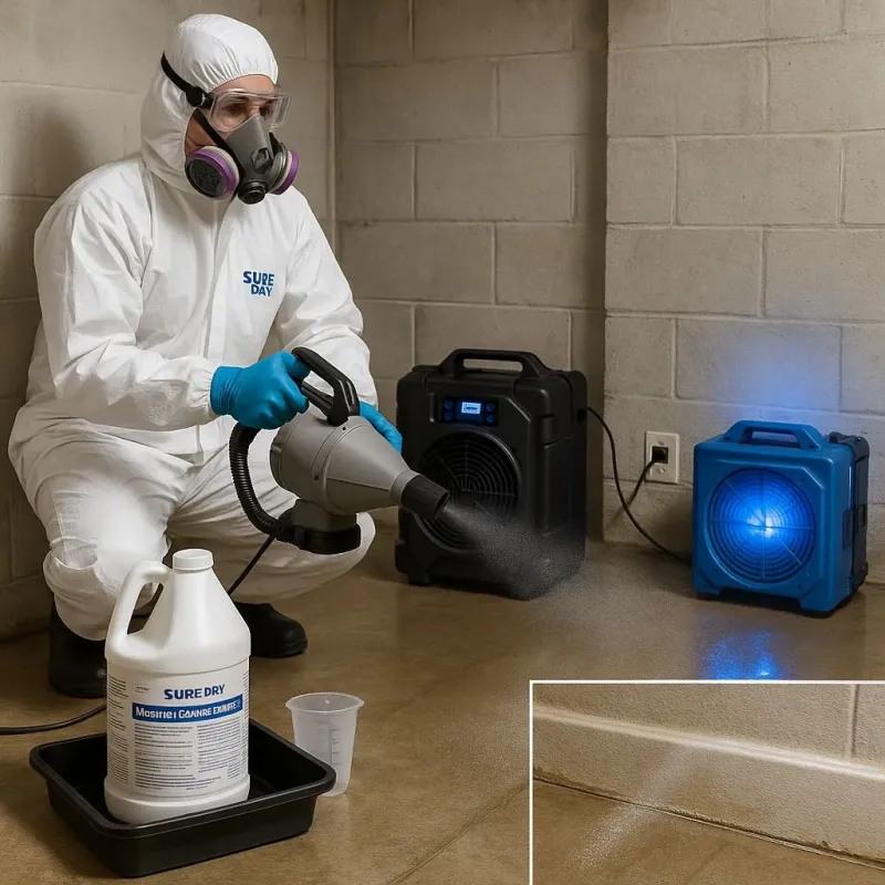 Sanitization and Odor Removal process in Allegany County, MD