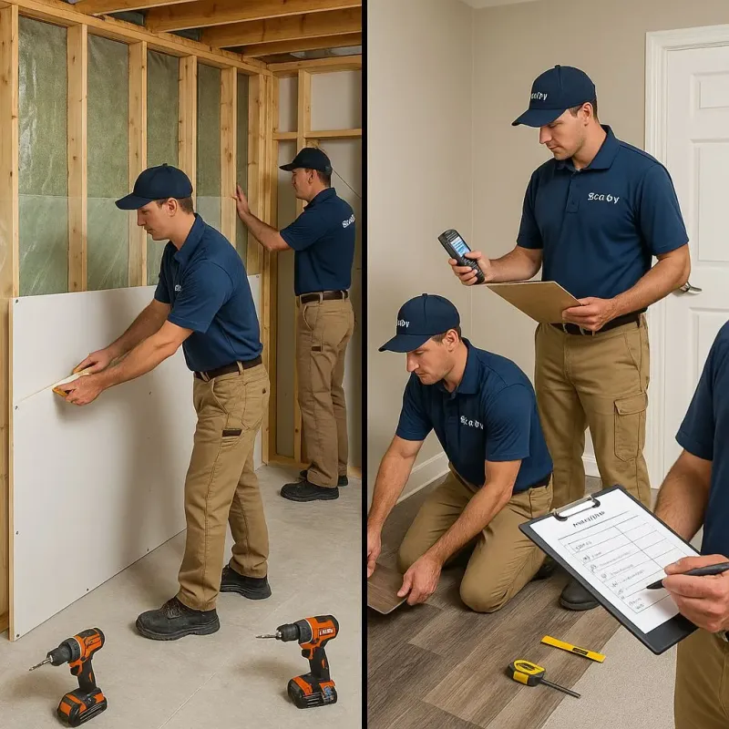Repairs and Reconstruction process in Allegany County, MD